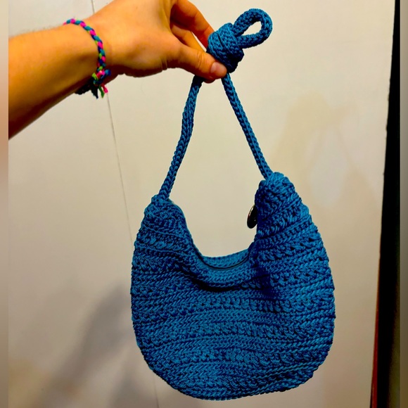 The Sak Retro Crochet Mini Shoulder Bag - Picture 2 of 8
